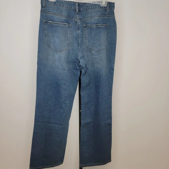 SHEIN Men's Distressed Straight Leg Jeans - Picture 4 of 6